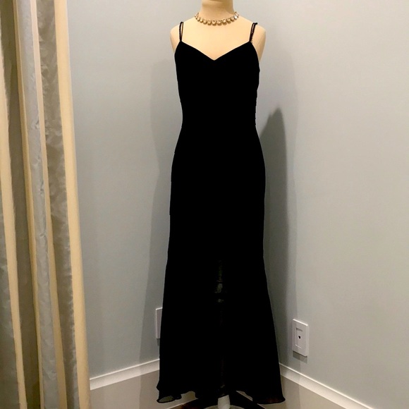 💯✅ AUTHENTIC JOSEPH RIBKOFF GOWN W/ BEADED STRAPS - Picture 3 of 5
